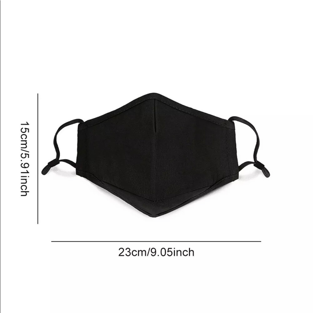 Mask black thicker than most